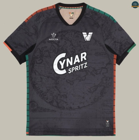 Camiseta futbol Venecia Equipación Negro 2025/2026