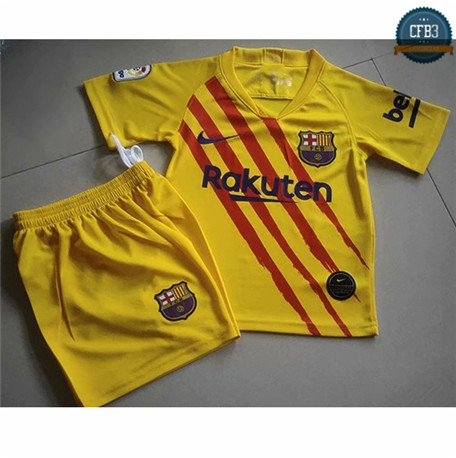 Camiseta Barcelona Niños 1ª Amarillo 2019/2020