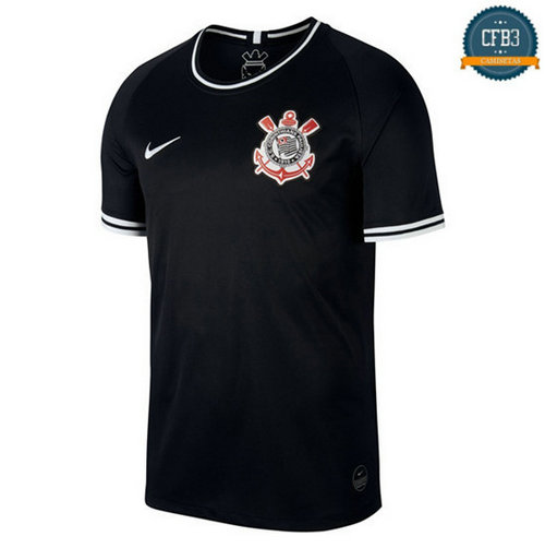 Cfb3 Camisetas Corinthians 2ª Equipación Negro 2019/2020