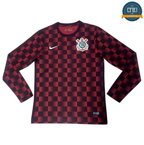 Cfb3 Camisetas Corinthians Entrenamiento Manga Larga Rojo 2019/2020