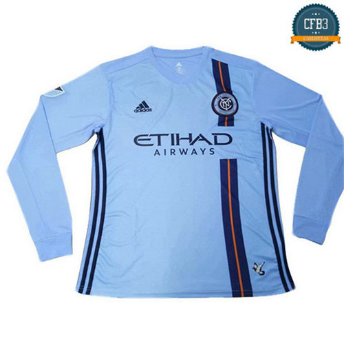 Cfb3 Camisetas New York City 1ª Equipación Manga Larga Azul 2019/2020