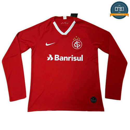 Cfb3 Camisetas SC Internacional 1ª Equipación Manga Larga Rojo 2019/2020