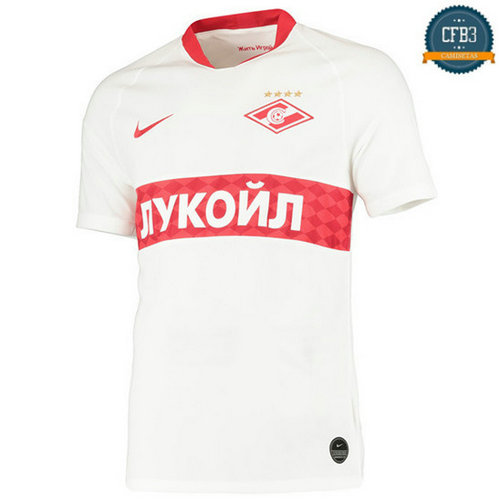 Cfb3 Camisetas Spartak Moscou 2ª Equipación Blanco 2019/2020