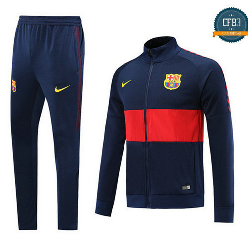 Chaqueta Chándal Barcelona Rojo/Azul Oscuro 2019/2020