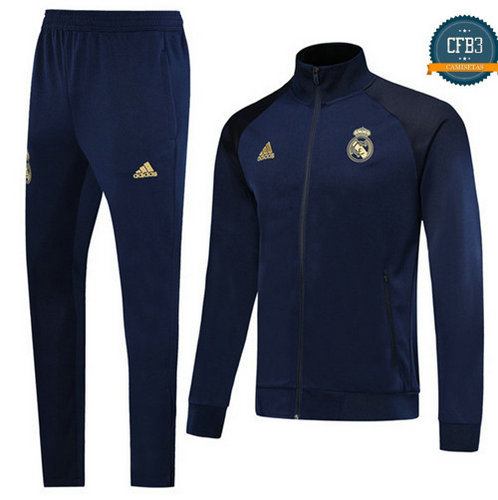 Chaqueta Chándal Real Madrid Azul Oscuro 2019/2020