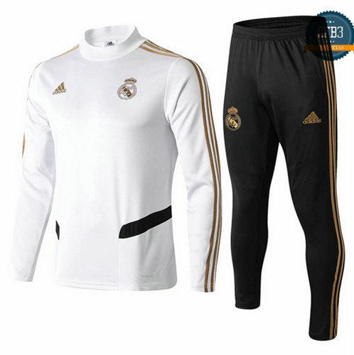 Chándal Real Madrid Blanco Cuello alto 2019/2020