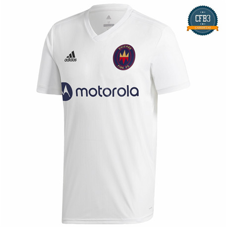 Cfb3 Camiseta Chicago Fire 2ª Equipación Blanco 2020/2021