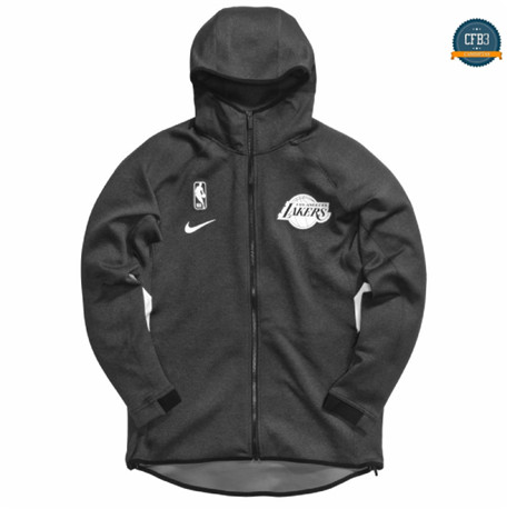 Cfb3 Camisetas Chaqueta con capucha Los Angeles Lakers - Negro