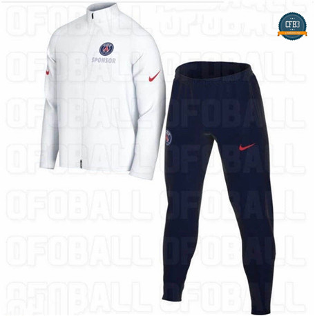 Cfb3 Chaqueta Chándal PSG Blanco 2020/2021