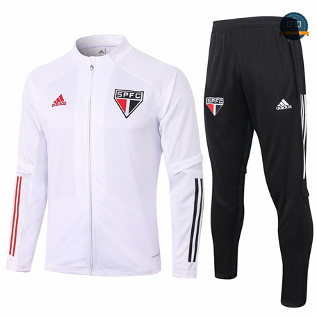 Cfb3 Chaqueta Chándal São Paulo Blanco 2020/2021