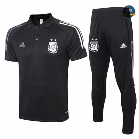 Cfb3 Camiseta Argentina POLO + Pantalones Negro 2020/2021