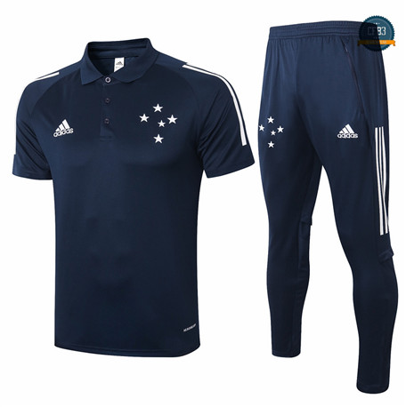 Cfb3 Cruzeiro POLO + Pantalones Azul Oscuro 2020/2021