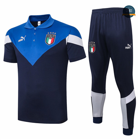 Cfb3 Camiseta Italia POLO + Pantalones Azul 2020/2021