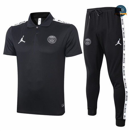 Cfb3 Camiseta PSG Jordan POLO + Pantalones Negro 2020/2021
