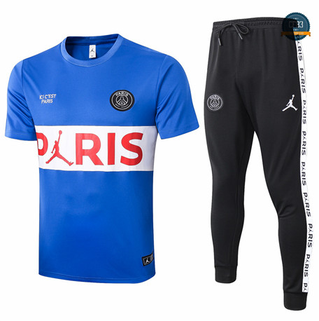 Cfb3 Camiseta PSG + Pantalones Azul (Blanco Pris Logo) 2020/2021