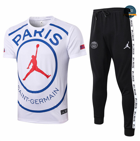 Cfb3 Camiseta PSG Jordan + Pantalones Blanco LOGO 2020/2021