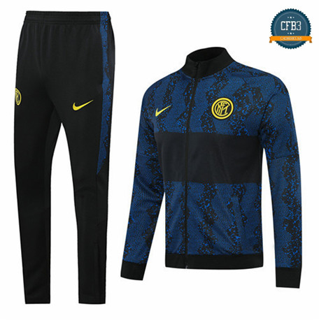 Cfb3 Chaqueta Chandal Inter Milan Negro/Azul 2020/21