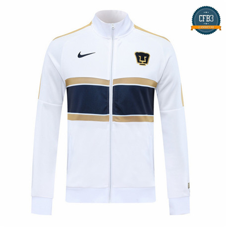 Cfb3 Chaqueta Pumas Blanco/Azul 2020/21