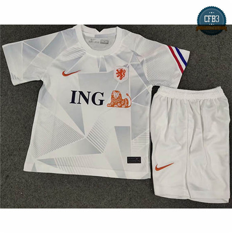 Cfb3 Camiseta Países Bajos Niños 2ª Equipación Blanco 2020/21