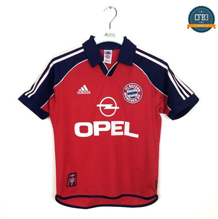Cfb3 Camiseta RetroBayern Munich 1ª Equipación champions league 2000-01