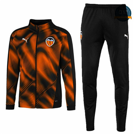 Cfb3 Camisetas D017 Chaqueta Chandal Valencia Negro/Azul Oscuro 2019/2020