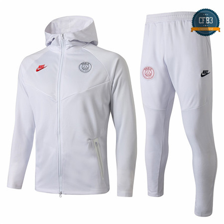 Cfb3 Camisetas D041 Chandal PSG Blanco Sombrero 2019/2020