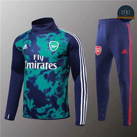 Cfb3 Camisetas D072 Chandal Arsenal Azul Oscuro/banda Rojo 2019/2020 Cuello alto