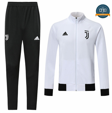 Cfb3 Camisetas D104 Chaqueta Chandal Juventus Blanco/Negro 2019/2020