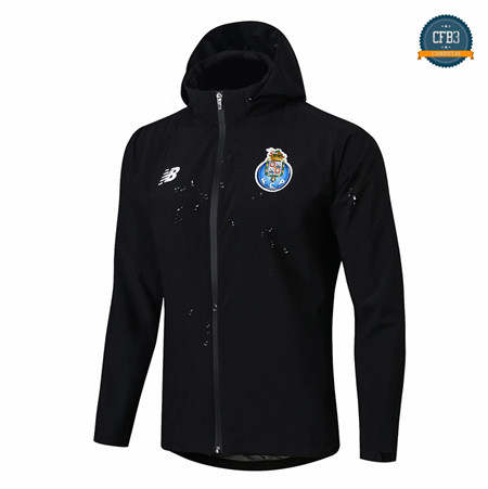 Cfb3 Camisetas D198 Chaqueta Rompevientos Porto Negro Sombrero 2019/2020