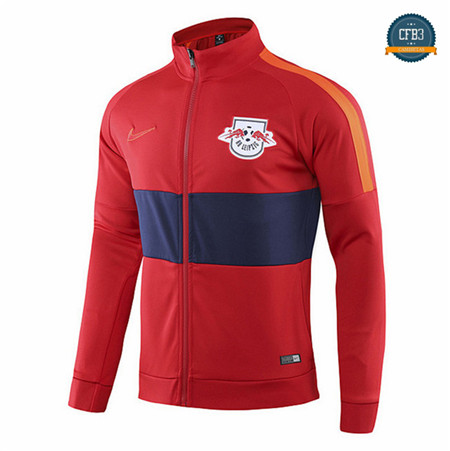 Cfb3 Camisetas D204 Chaqueta RB Leipzig Rojo/Azul Oscuro 2019/2020