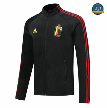 Cfb3 Camisetas D226 Chaqueta Bélgica Negro/banda Rojo 2019/2020