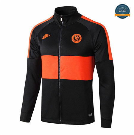 Cfb3 Camisetas D237 Chaqueta Chelsea Negro/Amarillo 2019/2020