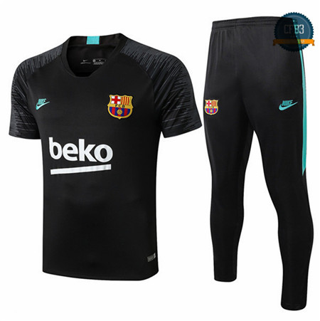 Cfb3 Camisetas D140 Entrenamiento Barcelona Negro 2019/2020 Cuello V