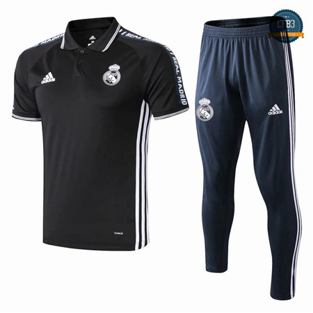 Cfb3 Camisetas D146 Entrenamiento Real Madrid Negro POLO 2019/2020