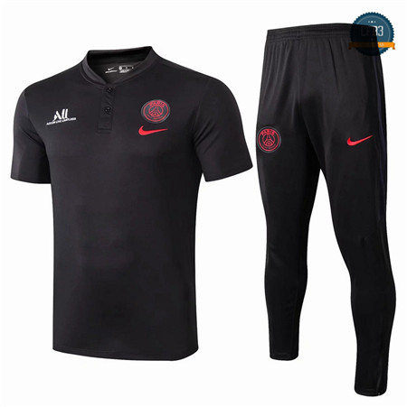 Cfb3 Camisetas D153 Entrenamiento PSG Negro 2019/2020 Cuello V