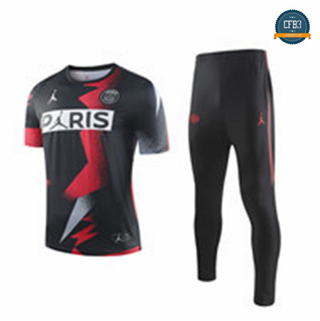 Cfb3 Camisetas D157 Entrenamiento PSG Negro 2019/2020 Cuello redondo