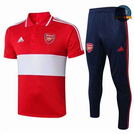 Cfb3 Camisetas D165 Entrenamiento Arsenal Rojo/Azul POLO 2019/2020