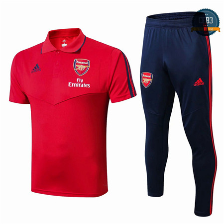 Cfb3 Camisetas D167 Entrenamiento Arsenal Rojo/Azul Oscuro POLO 2019/2020