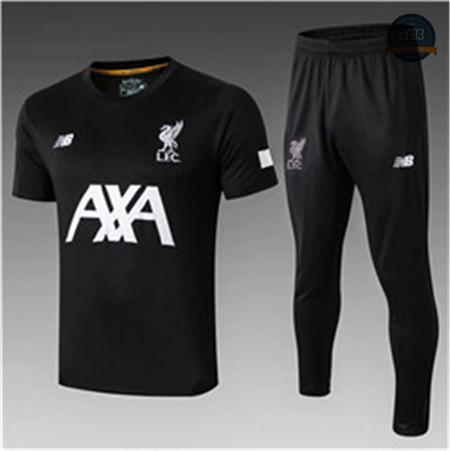 Cfb3 Camisetas D177 Entrenamiento Liverpool Negro 2019/2020 Cuello redondo