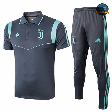 Cfb3 Camisetas D191 Entrenamiento Juventus Azul Oscuro/banda Verde POLO 2019/2020