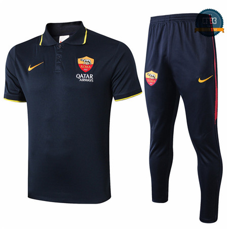 Cfb3 Camisetas D192 Entrenamiento Roma Azul Oscuro POLO 2019/2020