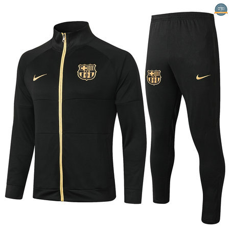 Cfb3 Chaqueta Chandal Barcelona Equipación Negro 2020/2021