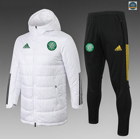 Cfb3 Abrigo acolchado largo Celtic Equipación Blanco 2020/2021