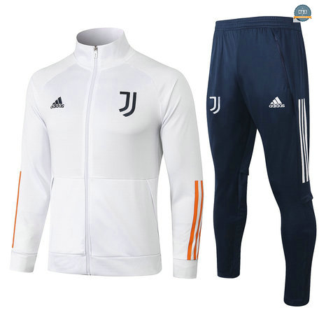 Cfb3 Chaqueta Chandal Juventus Equipación Blanco 2020/2021 Cuello alto