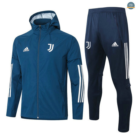 Cfb3 Chaqueta Rompevientos Juventus Equipación Azul Oscuro 2020/2021