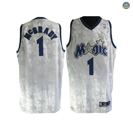 Cfb3 Camisetas Tracy McGrady, Orlando Magic, 2001-02 - Blanco