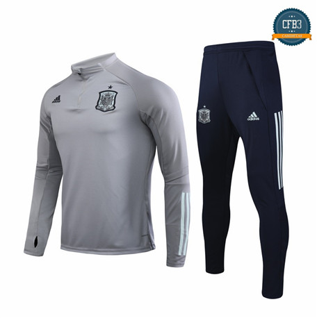 Cfb3 Camisetas 20213 - Chándal España Equipación Gris Claro 2020/2021