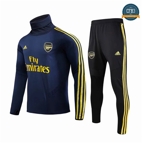 Cfb3 Camisetas 20215 - Chándal Arsenal Equipación Azul Oscuro/Amarillo Cuello alto 2019/2020