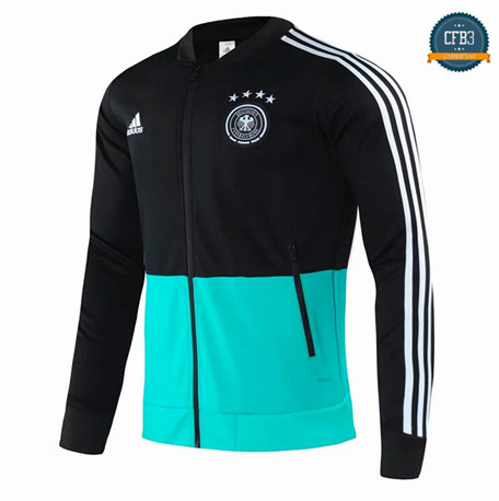 Cfb3 Camisetas 20221 - Chaqueta Alemania Equipación Negro/Verde 2020/2021