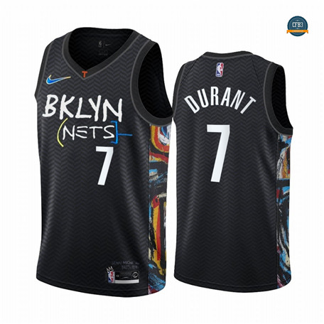 Cfb7 Camisetas Kevin Durant, Brooklyn Nets 2020/2021/21 - City Edition